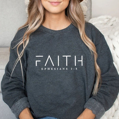 Trendy Faith Sweatshirt Bible Verse Shirt Christian Clothing - R. J. Cole Apparel