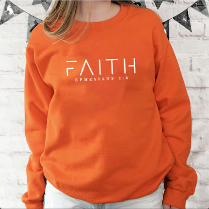 Trendy Faith Sweatshirt Bible Verse Shirt Christian Clothing - R. J. Cole Apparel