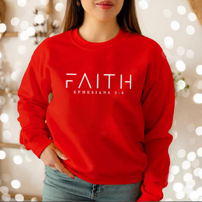 Trendy Faith Sweatshirt Bible Verse Shirt Christian Clothing - R. J. Cole Apparel
