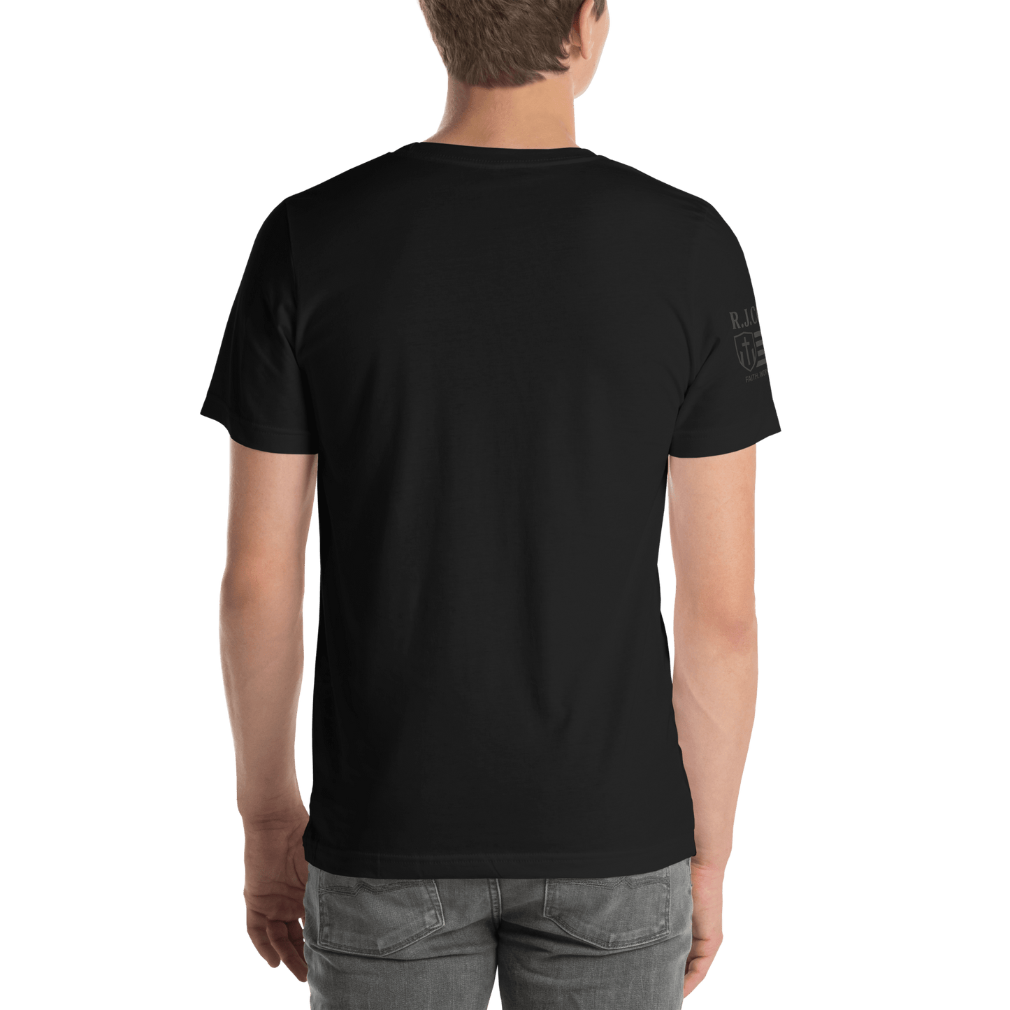RJ Cole Patriot Everyday Logo Tee – Sleeve Branded Classic - R. J. Cole