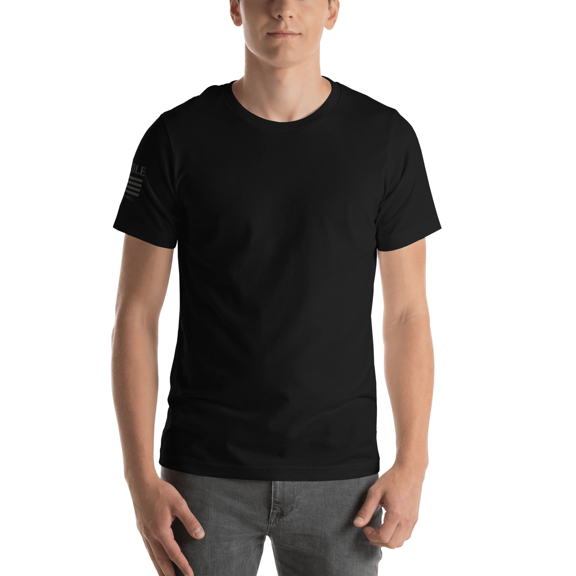 RJ Cole Patriot Everyday Logo Tee – Sleeve Branded Classic - R. J. Cole