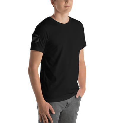 RJ Cole Patriot Everyday Logo Tee – Sleeve Branded Classic - R. J. Cole