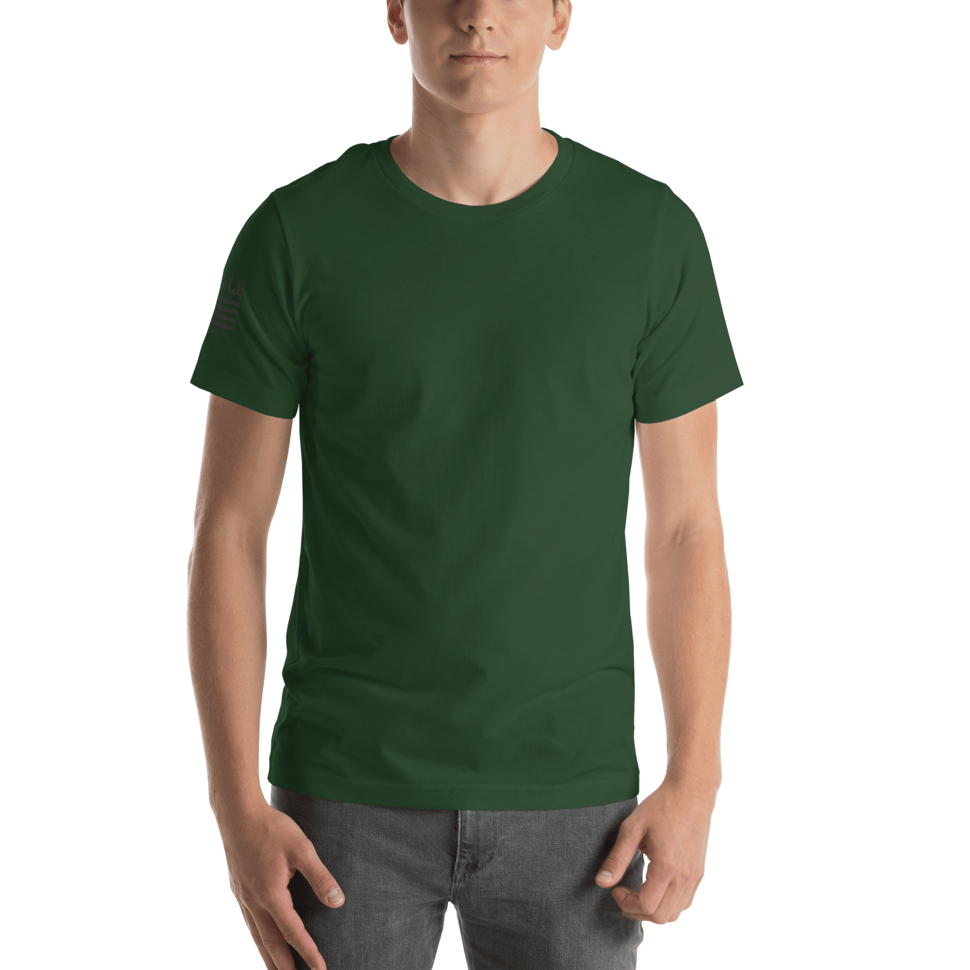 RJ Cole Patriot Everyday Logo Tee – Sleeve Branded Classic - R. J. Cole