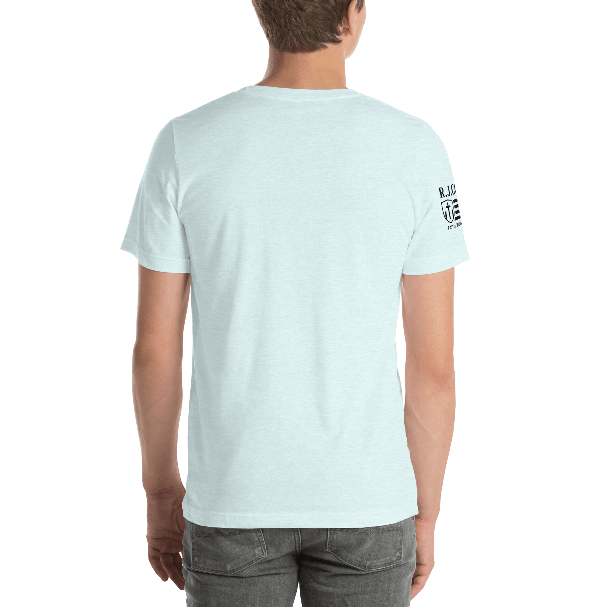 RJ Cole Patriot Everyday Logo Tee – Sleeve Branded Classic - R. J. Cole