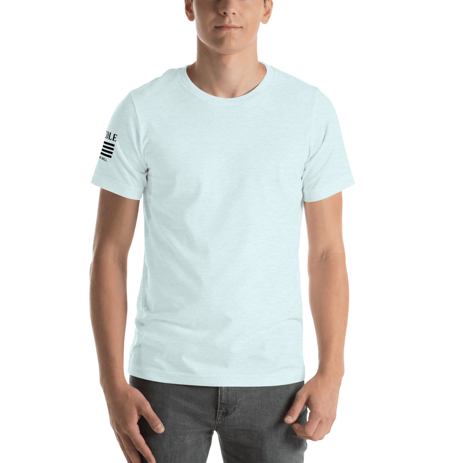 RJ Cole Patriot Everyday Logo Tee – Sleeve Branded Classic - R. J. Cole