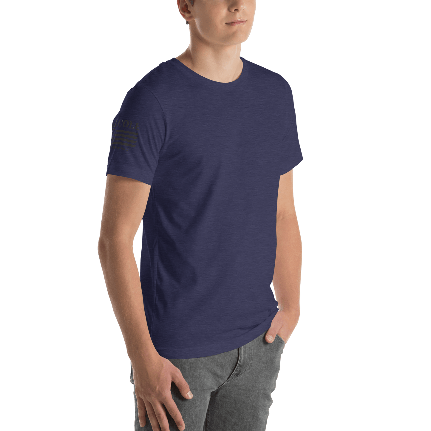 RJ Cole Patriot Everyday Logo Tee – Sleeve Branded Classic - R. J. Cole
