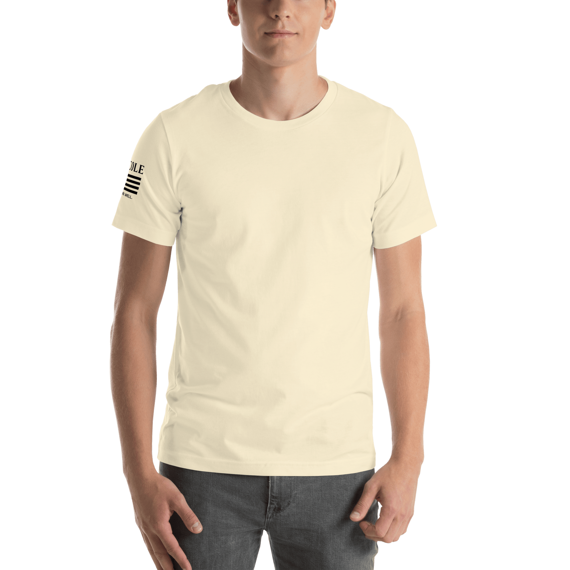RJ Cole Patriot Everyday Logo Tee – Sleeve Branded Classic - R. J. Cole