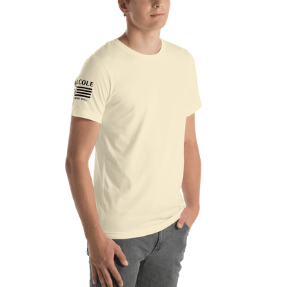 RJ Cole Patriot Everyday Logo Tee – Sleeve Branded Classic - R. J. Cole