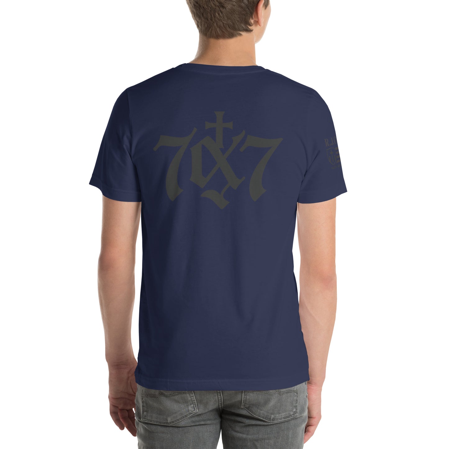 70x7 Patriot Tee – Forgiven. Unshaken. Unapologetic. - R. J. Cole