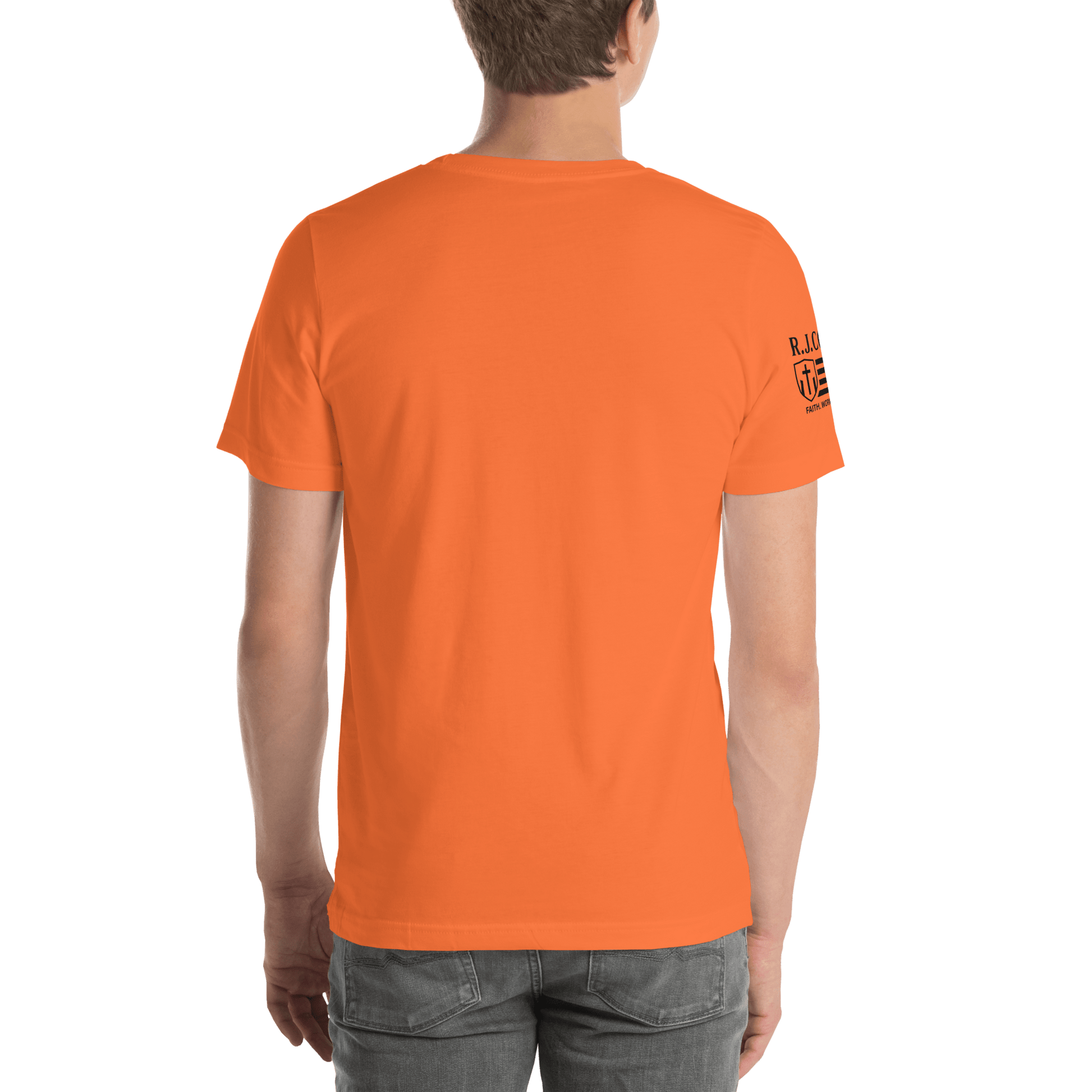 RJ Cole Patriot Everyday Logo Tee – Sleeve Branded Classic - R. J. Cole