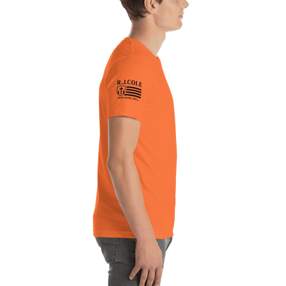 RJ Cole Patriot Everyday Logo Tee – Sleeve Branded Classic - R. J. Cole