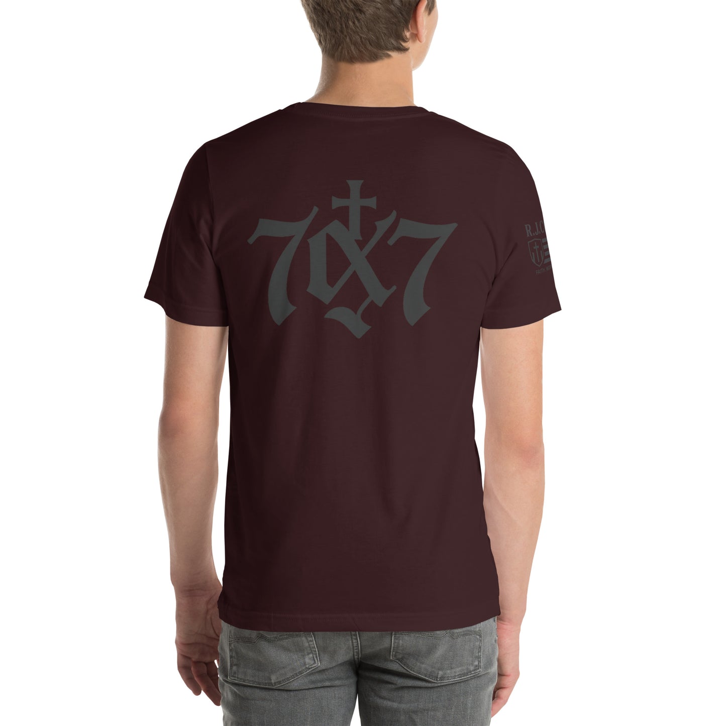 70x7 Patriot Tee – Forgiven. Unshaken. Unapologetic. - R. J. Cole