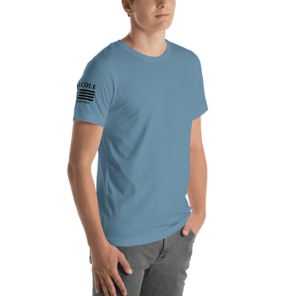 RJ Cole Patriot Everyday Logo Tee – Sleeve Branded Classic - R. J. Cole