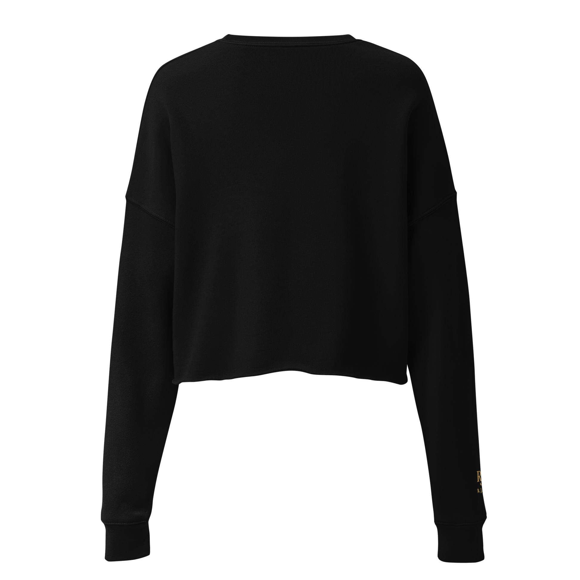 Ezer Kenegdo Crop Sweatshirt – Black | Strength Beside, Not Behind - R. J. Cole
