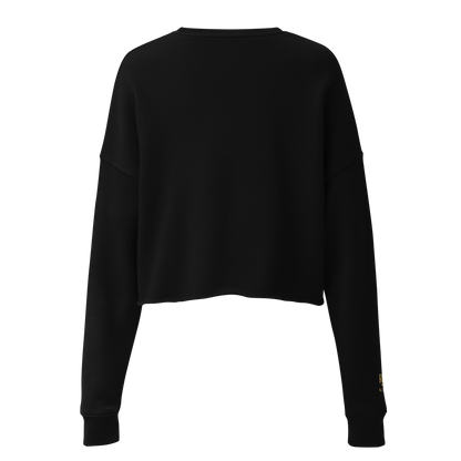 Ezer Kenegdo Crop Sweatshirt – Black | Strength Beside, Not Behind - R. J. Cole