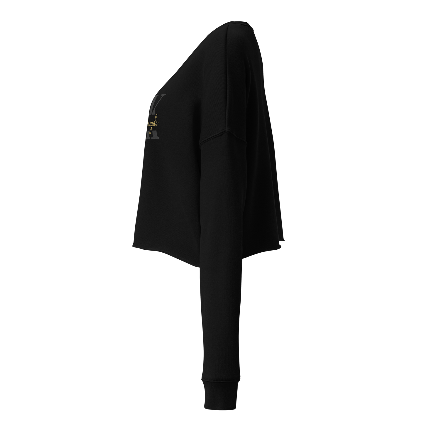Ezer Kenegdo Crop Sweatshirt – Black | Strength Beside, Not Behind - R. J. Cole