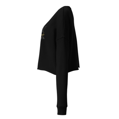 Ezer Kenegdo Crop Sweatshirt – Black | Strength Beside, Not Behind - R. J. Cole